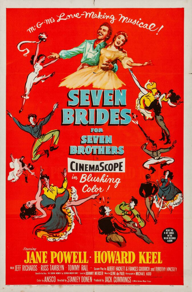 Seven Brides For Seven Brothers 1954 Poster